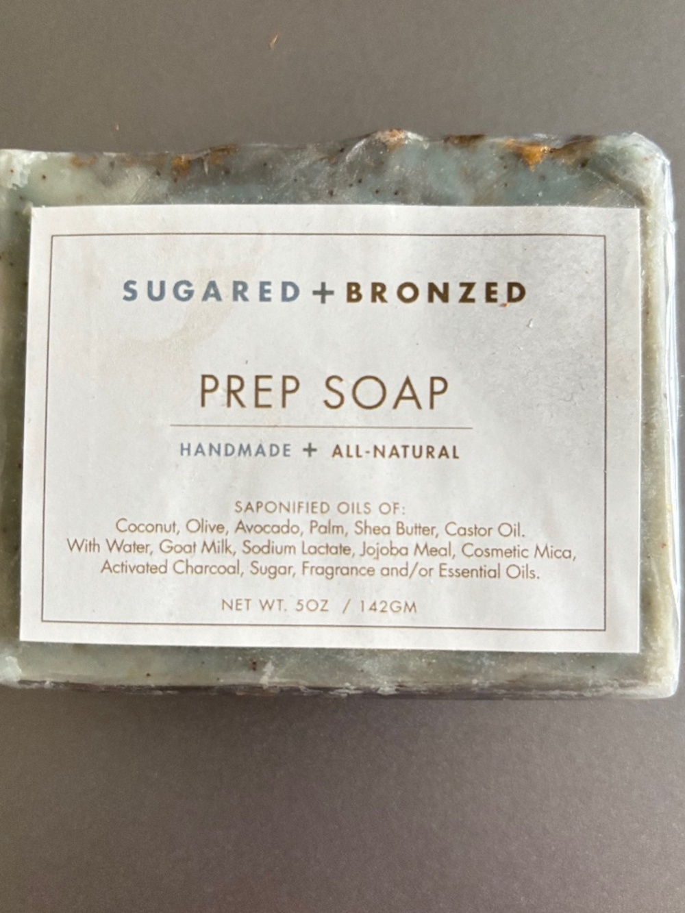 Sugared + Bronzed Prep Soap - NIP